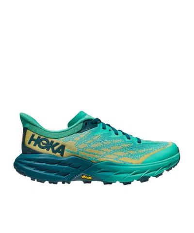 Hoka Speedgoat 5 Low-top Sneakers In Green
