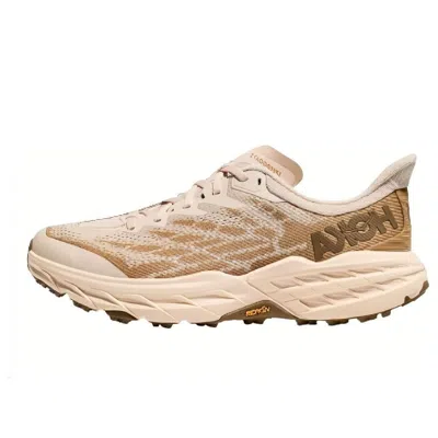 Hoka One One Speedgoat 5 'vanilla Wheat' In Brown