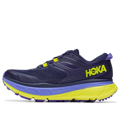 Hoka One One Stinson Atr 6 'black Iris Evening Primrose' In Multi