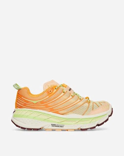 Hoka One One Stinson Evo Og Sneakers Solar Flare / Cantaloupe In Orange