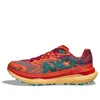 Hoka One One Tecton X 2 Trail Running Shoes 'cherrie Jubilee' In Red