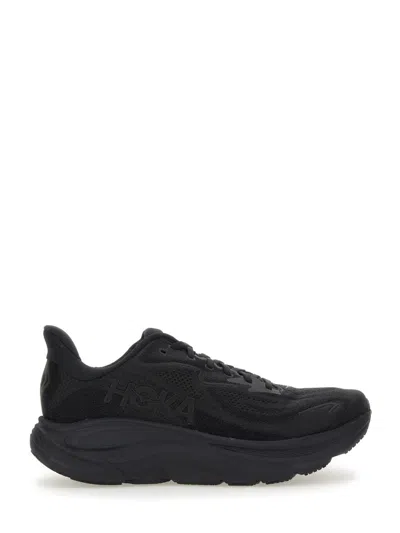 Hoka One One Textile Black Sneakers