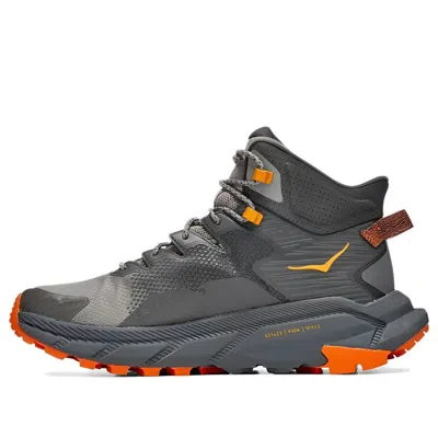 Hoka One One Trail Code Gore-tex 'castlerock Persimmon Orange' In Multi