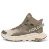 Hoka One One Trail Code Gore-tex 'tan Beige' In Green