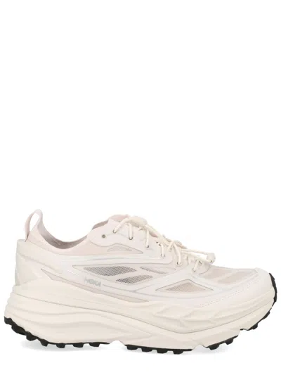 Hoka One One Unisex Trail Running Sneakers In White