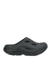 Hoka One One Woman Mules & Clogs Black Size 4 Textile Fibers