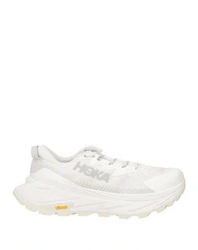 Hoka One One Woman Sneakers White Size 8 Textile Fibers