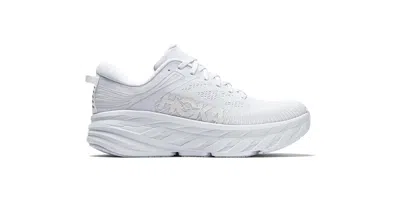 Hoka One Womens Bondi 8 Road Running Shoes - White