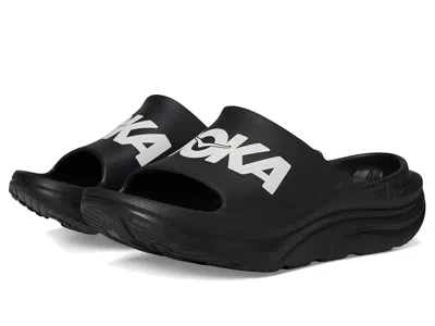 Hoka Ora Athletic Slide Shoes Black/white : In Multi