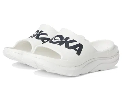 Hoka Ora Athletic Slide Shoes White/black : In Multi