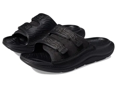 Hoka Ora Luxe Sandals Black/black :