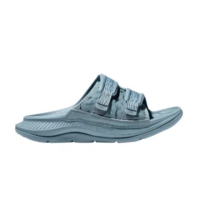 Pre-owned Hoka Ora Luxe 'stone Blue'