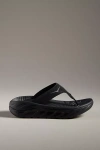 Hoka Ora Recovery Flip Sandals In Black