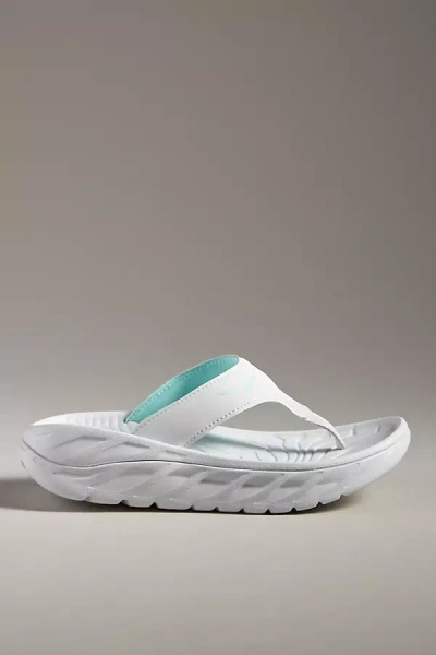 Hoka Ora Recovery Flip Sandals In Grey