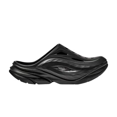 Pre-owned Hoka Ora Recovery Mule 'triple Black'