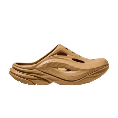 Pre-owned Hoka Ora Recovery Mule 'wheat' In Brown