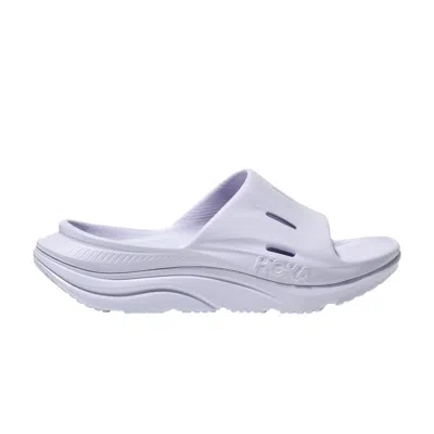 Pre-owned Hoka Ora Recovery Slide 3 'ether' In Purple