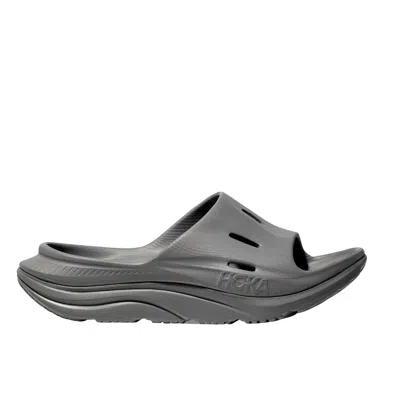 Hoka Ora Recovery Slide 3 Grey / Grey 1135061-gygy Men's In Gray