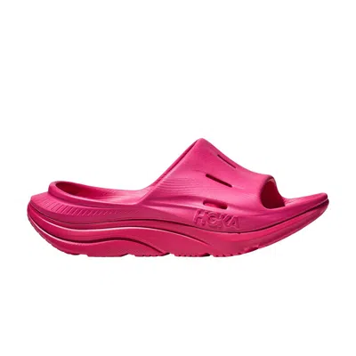 Pre-owned Hoka Ora Recovery Slide 3 'pink Yarrow'
