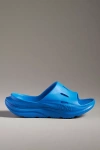 Hoka Gender Inclusive Ora Recovery Slide 3 Sandal In Blue