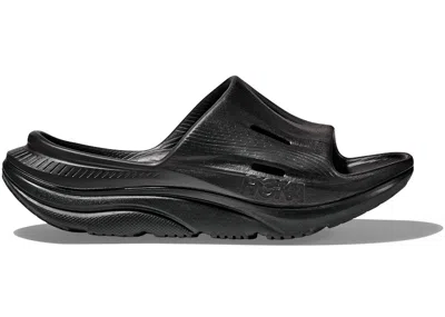 Pre-owned Hoka Ora Recovery Slide 3 Sneakers In Black