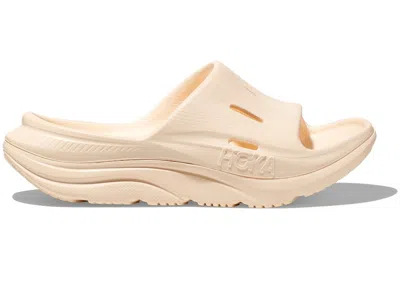 Pre-owned Hoka Ora Recovery Slide 3 Sneakers In Vanilla