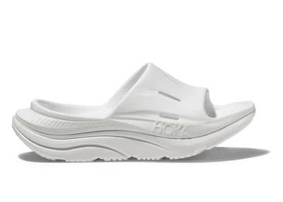 Pre-owned Hoka Ora Recovery Slide 3 Sneakers In White
