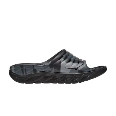 Pre-owned Hoka Ora Recovery Slide 'black'