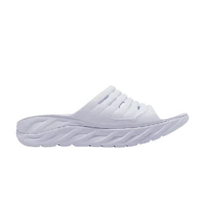 Pre-owned Hoka Ora Recovery Slide 'white'