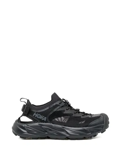 Hoka Panelled Lace-up Sneakers In Black