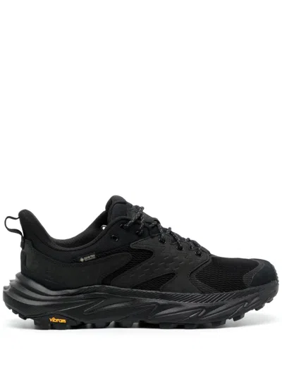 Hoka Panelled Low-top Sneakers In Black
