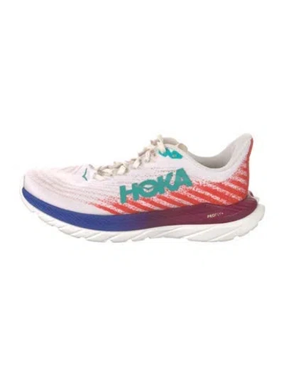 Pre-owned Hoka Patterned Athletic Sneakers In Multi