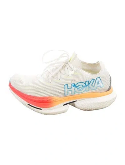 Pre-owned Hoka Patterned Athletic Sneakers In Multi