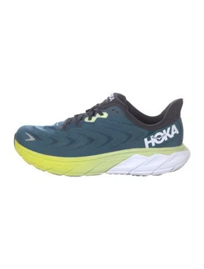 Pre-owned Hoka Patterned Sneakers In Blue