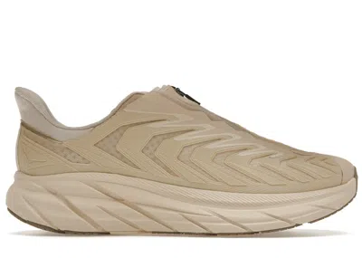 Pre-owned Hoka Project Clifton Sneakers In Shifting Sand/dune
