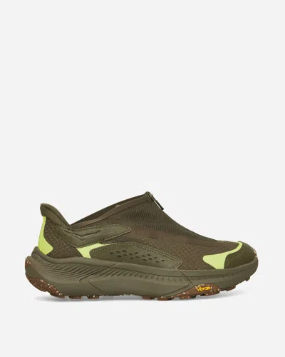HOKA PROJECT TRANSPORT SNEAKERS DEEP UMBER / ANTIQUE OLIVE