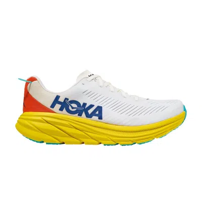 Pre-owned Hoka Rincon 3 'white Eggnog Yellow'