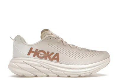 Pre-owned Hoka Rincon 3 (women's) Sneakers In Eggnog/rose Gold