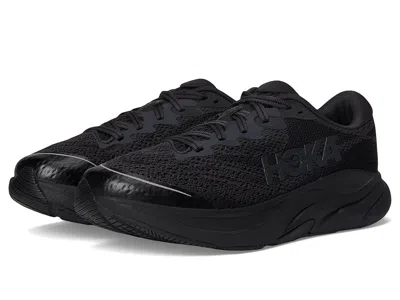Hoka Rincon 4 (big Kid) Kids Shoes Black/black : 6 Big Kid M, Textile