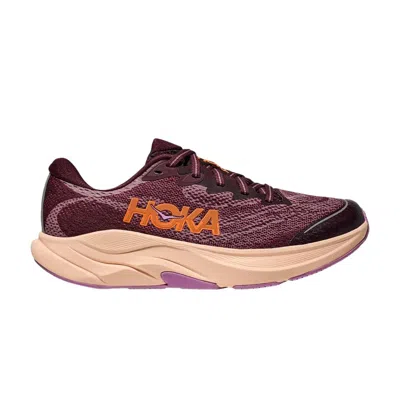 Pre-owned Hoka Rincon 4 Big Kids 'black Cherry Classic Mauve' | Red | Kid's Size 6