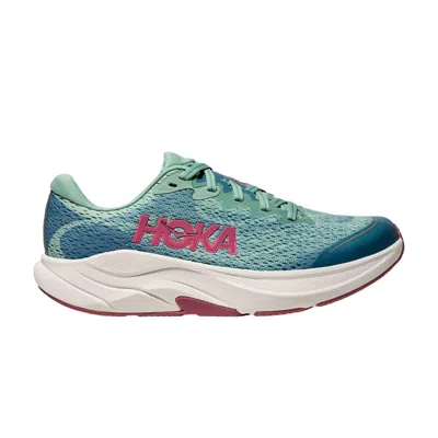 Pre-owned Hoka Rincon 4 Big Kids 'jadeite Alpine Blue' | Green | Kid's Size 6