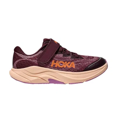 Pre-owned Hoka Rincon 4 Little Kids 'black Cherry Classic Mauve' | Red | Kid's Size 11