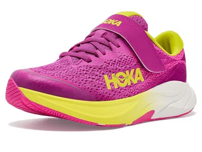 Hoka Rincon 4 Little Kids Kids Shoes Fuchsia/fuchsia: 11.5 Little Kid M In Pink