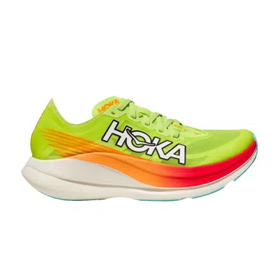 Pre-owned Hoka Rocket X 2 'lettuce Solar Flare' | Green | Men's Size 7.5