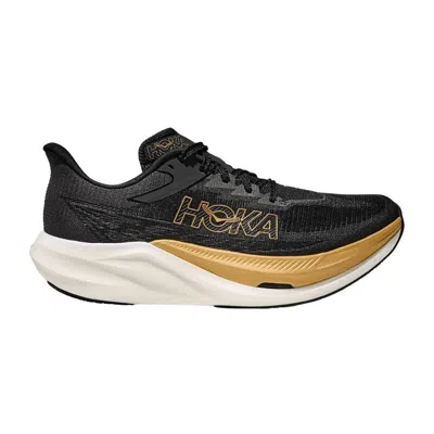 Hoka Rocket X 3 Black Gold Ss26 Unisex Shoes