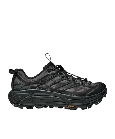 Hoka Mafate Speed 2 Rubber And Mesh Running Sneakers In Black