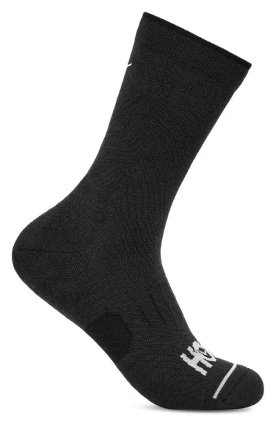 Hoka Run 3-pack Crew Socks In Black