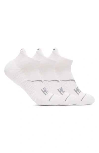 Hoka Run 3-pack No-show Socks In White