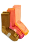 Hoka Run Assorted 3-pack Crew Socks In Multi