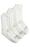 Hoka Run Assorted 3-pack Crew Socks In White